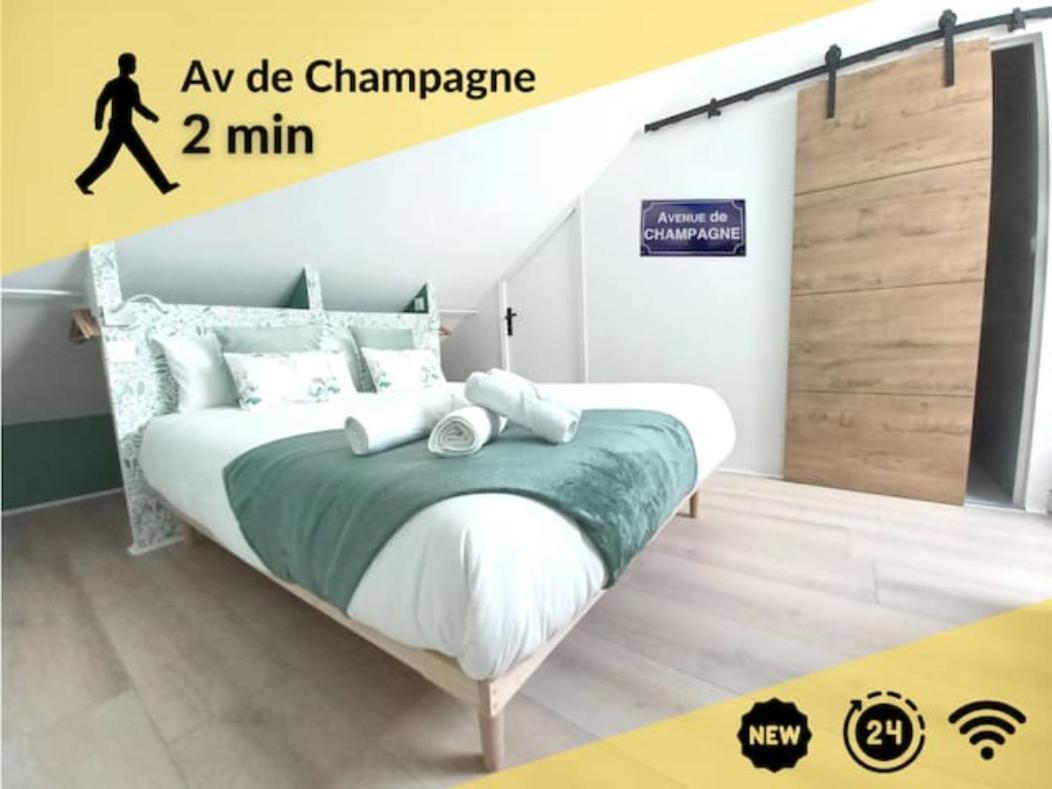 Apartmán #Seasons. 2' From Av Champagne. Design Cocoonig. New Épernay Exteriér fotografie